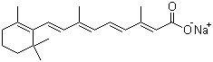 Retinoic acid sodium salt molecular structure (CAS 13497-05-7)