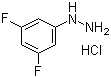 3,5-二氟苯肼盐酸盐分子结构 (CAS 134993-88-7)