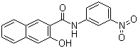 冰染偶合组分 17分子结构 (CAS 135-65-9)