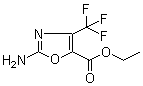 Ethyl 2-amino-4-trifluoromethyloxazole-5-carboxylate molecular structure (CAS 135026-17-4)