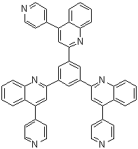 1,3,5-Tris(4-pyridinquinolin-2-yl)benzene molecular structure (CAS 1350742-68-5)