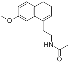 N-(2-(7-甲氧基-3,4-二氢萘-1-基)乙基)乙酰胺分子结构 (CAS 1352139-51-5)