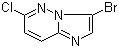 3-Bromo-6-chloroimidazo[1,2-b]pyridazine molecular structure (CAS 13526-66-4)