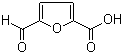 5-甲酰基-2-呋喃甲酸分子结构 (CAS 13529-17-4)