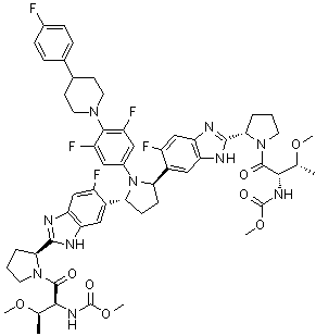 Pibrentasvir molecular structure (CAS 1353900-92-1)