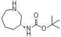 N-[(3R)-Hexahydro-1H-azepin-3-yl]carbamic acid 1,1-dimethylethyl ester molecular structure (CAS 1354351-56-6)