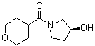 [(3S)-3-Hydroxy-1-pyrrolidinyl](tetrahydro-2H-pyran-4-yl)methanone molecular structure (CAS 1354691-47-6)