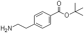 4-(2-氨基乙基)苯甲酸叔丁酯分子结构 (CAS 135482-70-1)