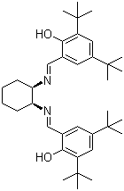 (R,R)-(-)-N,N'-双(3,5-二叔丁基亚水杨基)-1,2-环己二胺分子结构 (CAS 135616-40-9)