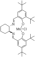 (S,S)-雅可布逊催化剂氯化锰络合物分子结构 (CAS 135620-04-1)