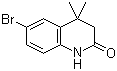 6-溴-3,4-二氢-4,4-二甲基喹啉-2(1H)-酮分子结构 (CAS 135631-90-2)