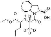培哚普利-d4分子结构 (CAS 1356929-58-2)