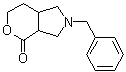 Hexahydro-2-(phenylmethyl)pyrano[3,4-c]pyrrol-4(1H)-one molecular structure (CAS 135782-11-5)