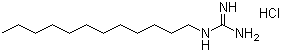 十二烷基胍单盐酸盐分子结构 (CAS 13590-97-1)
