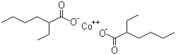 异辛酸钴分子结构 (CAS 136-52-7)