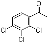 2',3',4'-Trichloroacetophenone molecular structure (CAS 13608-87-2)