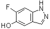 6-Fluoro-1H-indazol-5-ol molecular structure (CAS 1360884-19-0)