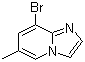 8-溴-6-甲基咪唑并[1,2-a]吡啶分子结构 (CAS 136117-93-6)