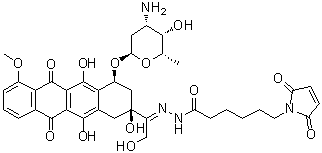 Aldoxorubicin分子结构 (CAS 1361644-26-9)