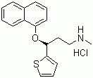 盐酸度洛西汀分子结构 (CAS 136434-34-9)