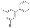 3-溴-5-碘-1,1'-联苯分子结构 (CAS 136649-44-0)