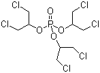 磷酸三(1,3-二氯异丙基)酯分子结构 (CAS 13674-87-8)