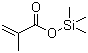 甲基丙烯酸三甲基硅酯分子结构 (CAS 13688-56-7)