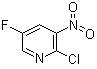 2-Chloro-5-fluoro-3-nitropyridine molecular structure (CAS 136888-21-6)