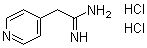 4-吡啶乙脒二盐酸盐分子结构 (CAS 1369497-43-7)