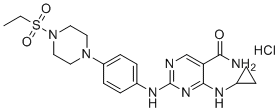 赛度替尼盐酸盐分子结构 (CAS 1369761-01-2)