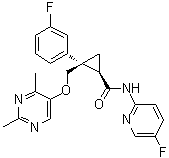 Lemborexant分子结构 (CAS 1369764-02-2)