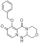3,4,12,12a-四氢-7-(苯基甲氧基)-1H-[1,4]恶嗪并[3,4-c]吡啶并[2,1-f][1,2,4]三嗪-6,8-二酮分子结构 (CAS 1370250-39-7)