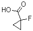 1-氟环丙烷羧酸分子结构 (CAS 137081-41-5)