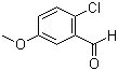 2-氯-5-甲氧基苯甲醛分子结构 (CAS 13719-61-4)