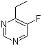 4-乙基-5-氟嘧啶分子结构 (CAS 137234-88-9)
