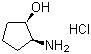 (1R,2S)-cis-2-Aminocyclopentanol hydrochloride molecular structure (CAS 137254-03-6)