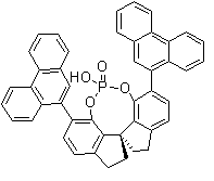 (11aR)-10,11,12,13-Tetrahydro-5-hydroxy-3,7-di-9-phenanthrenyl-diindeno[7,1-de:1',7'-fg][1,3,2]dioxaphosphocin-5-oxide molecular structure (CAS 1372719-93-1)