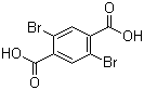 2,5-二溴对苯二甲酸分子结构 (CAS 13731-82-3)