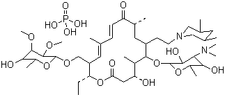 替米考星磷酸盐分子结构 (CAS 137330-13-3)
