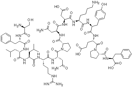 Thrombin receptor agonist peptide-14 molecular structure (CAS 137339-65-2)