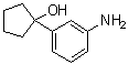 1-(3-氨基苯基)环戊醇分子结构 (CAS 1374771-50-2)