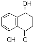 (4R)-3,4-二氢-4,8-二羟基-1(2H)-萘酮分子结构 (CAS 137494-04-3)