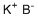 硼氢化钾分子结构 (CAS 13762-51-1)