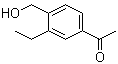 1-(3-乙基-4-羟基甲基-苯基)乙酮分子结构 (CAS 1378888-43-7)