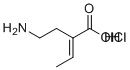 氨己烯酸 EP 杂质B(盐酸盐)分子结构 (CAS 1379403-11-8)