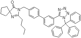 Trityl Irbesartan molecular structure (CAS 138402-10-5)
