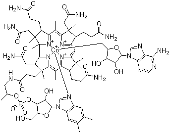 腺苷钴胺分子结构 (CAS 13870-90-1)