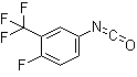 3-三氟甲基-4-氟苯基异氰酸酯分子结构 (CAS 139057-86-6)