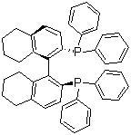 (S)-(-)-2,2'-双(二苯磷基)-5,5',6,6',7,7',8,8'-八氢-1,1'-联萘分子结构 (CAS 139139-93-8)