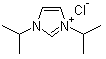 1,3-二异丙基-1H-咪唑鎓氯化物分子结构 (CAS 139143-09-2)
